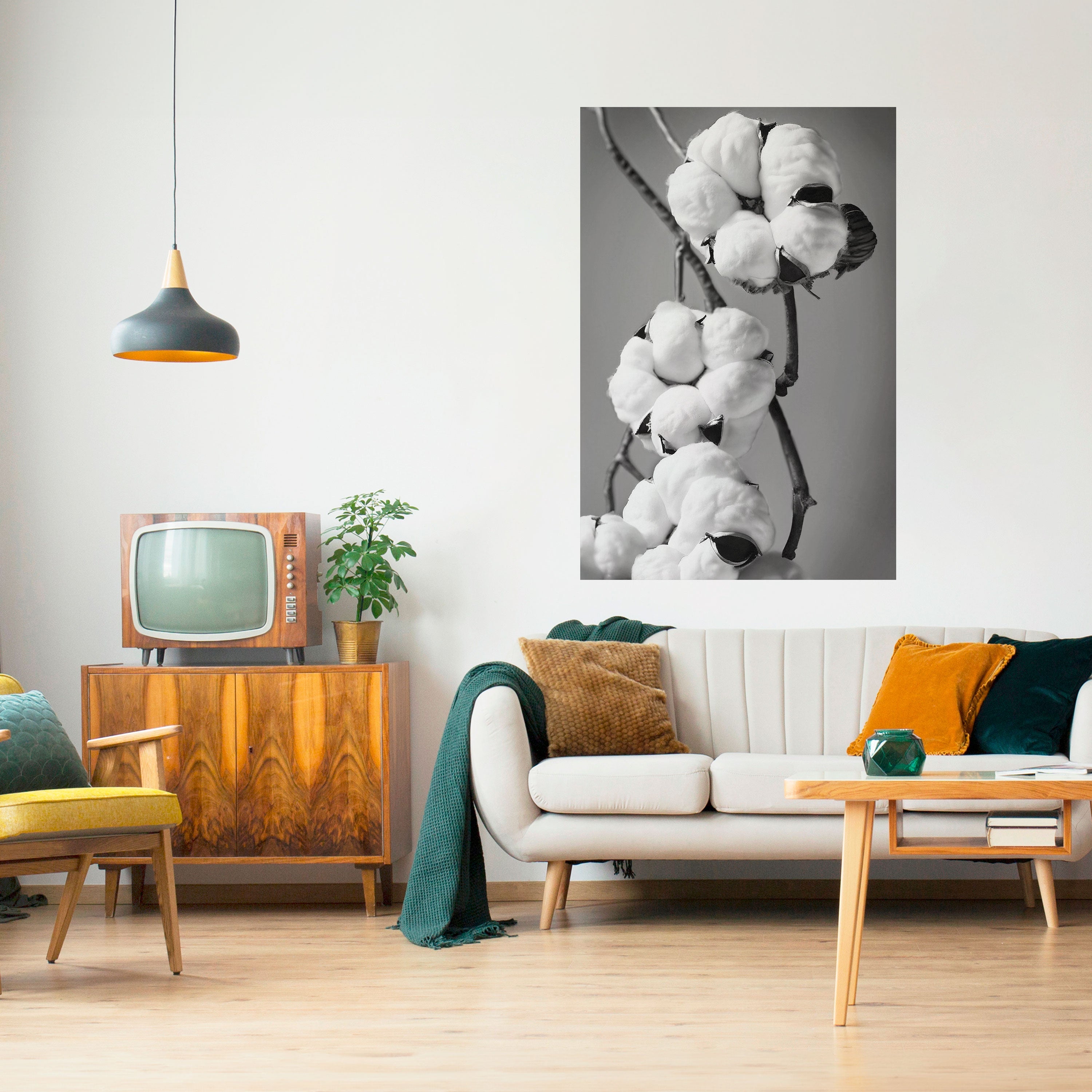 COTTON DREAMSCAPE Vertikales Poster zum Abziehen und Aufkleben
