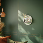 GARDEN LIFE Rundes Kunstregal in Schwarz