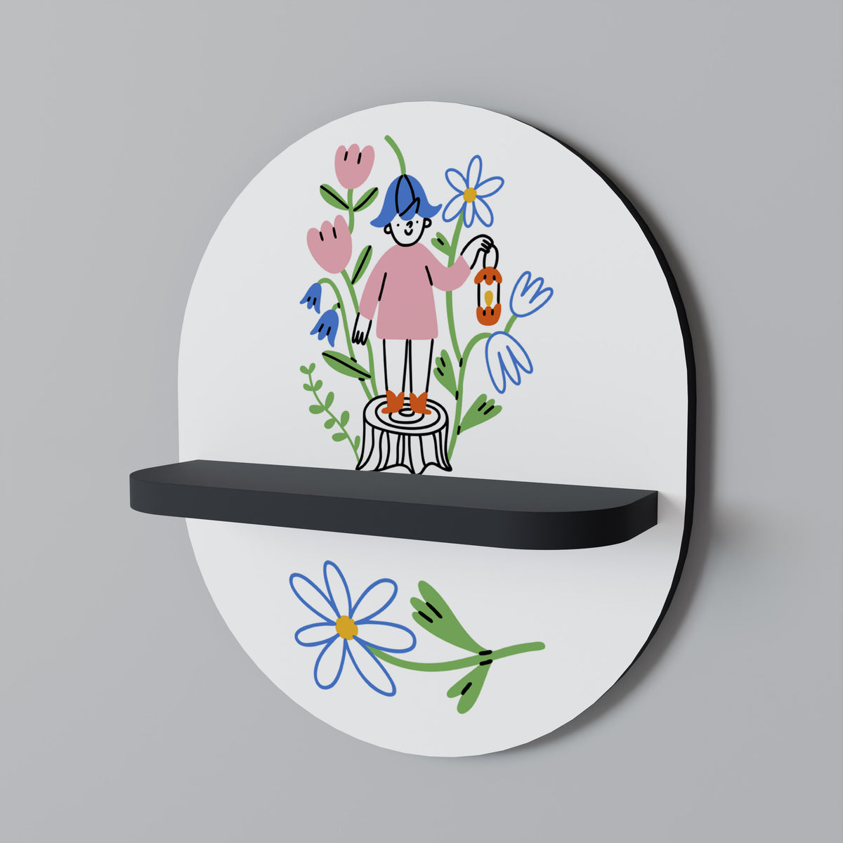 GARDEN GUARDIAN Dekoratives Wandregal