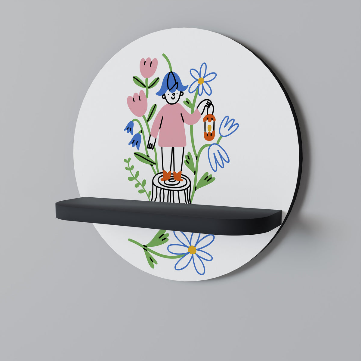 GARDEN GUARDIAN Dekoratives Wandregal