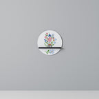 GARDEN GUARDIAN Rundes Kunstregal in Schwarz