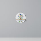 GARDEN GUARDIAN Rundes Kunstregal in Eiche-Optik