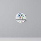 GARDEN JOY Rundes Kunstregal in Schwarz