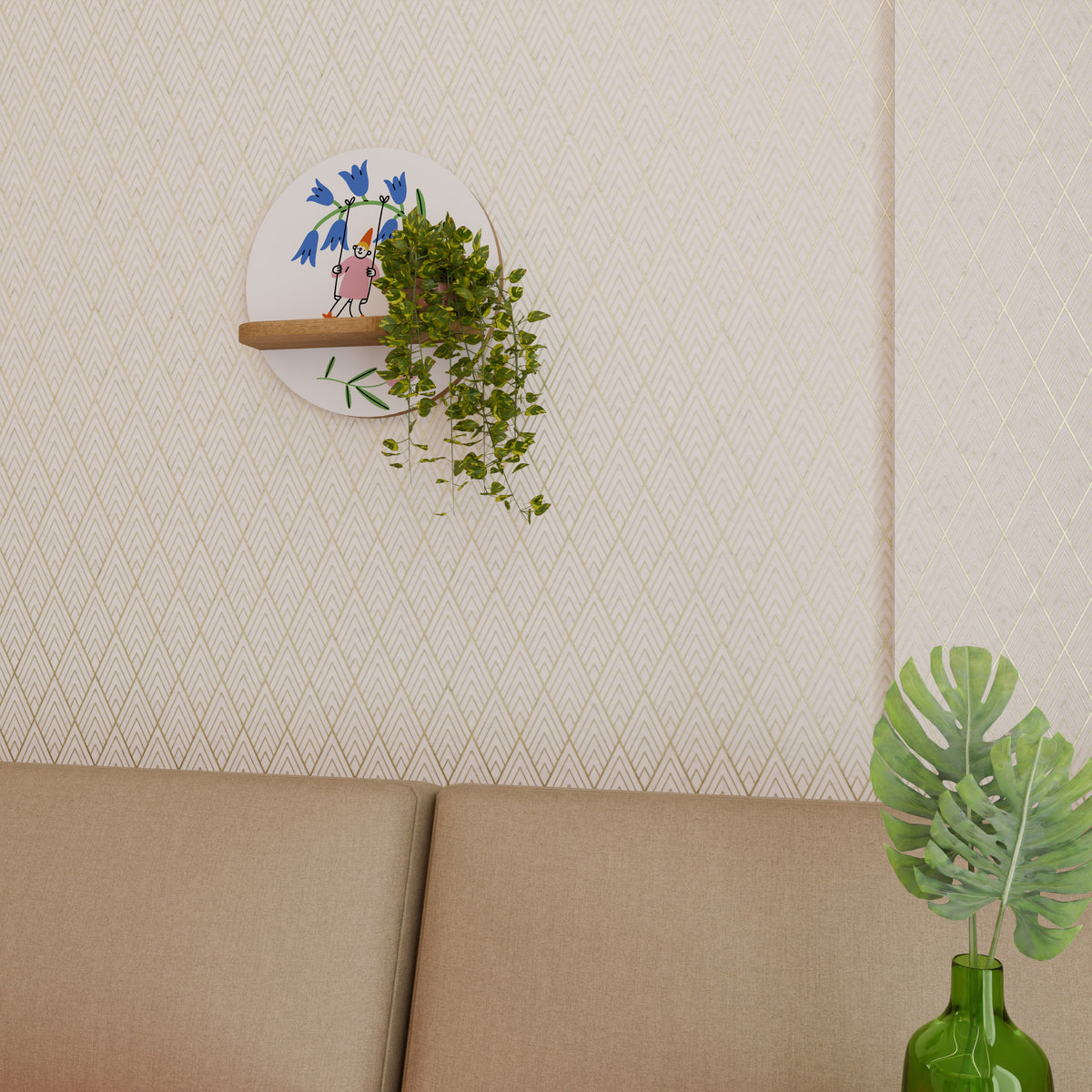 GARDEN JOY Dekoratives Wandregal