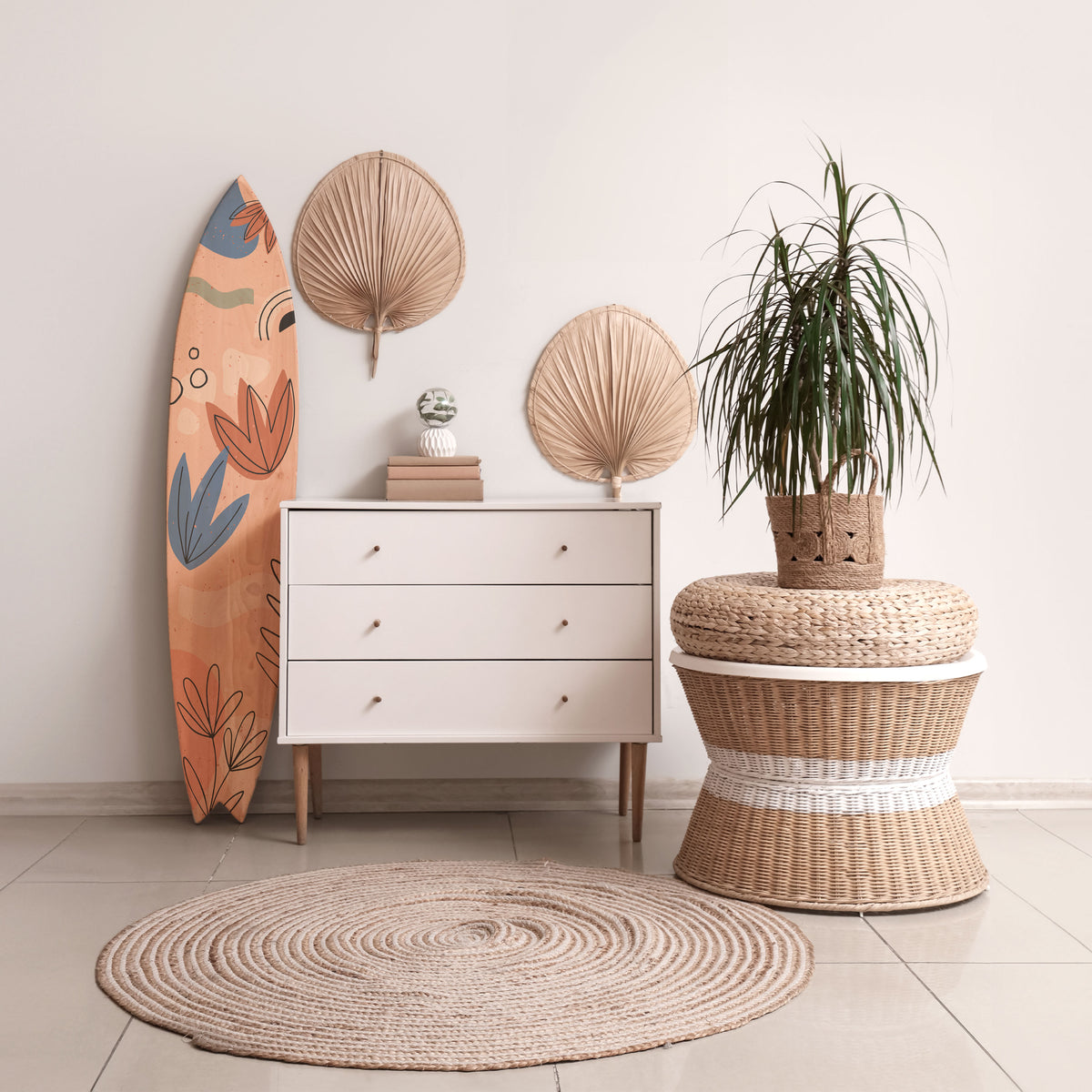 PASTEL DESTINY Deko-Surfboard