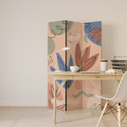 PASTEL DESTINY Dekorativer Paravent - 3-teilig