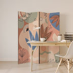 PASTEL DESTINY Dekorativer Paravent - 4-teilig