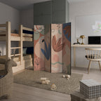 PASTEL DESTINY Dekorativer Paravent - 4-teilig