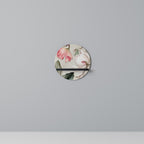 FLORAL GRACE Rundes Kunstregal in Schwarz