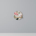 FLORAL GRACE Rundes Kunstregal in Eiche-Optik