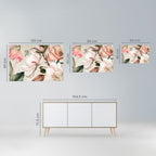 FLORAL GRACE Selbstklebendes Horizontal-Poster