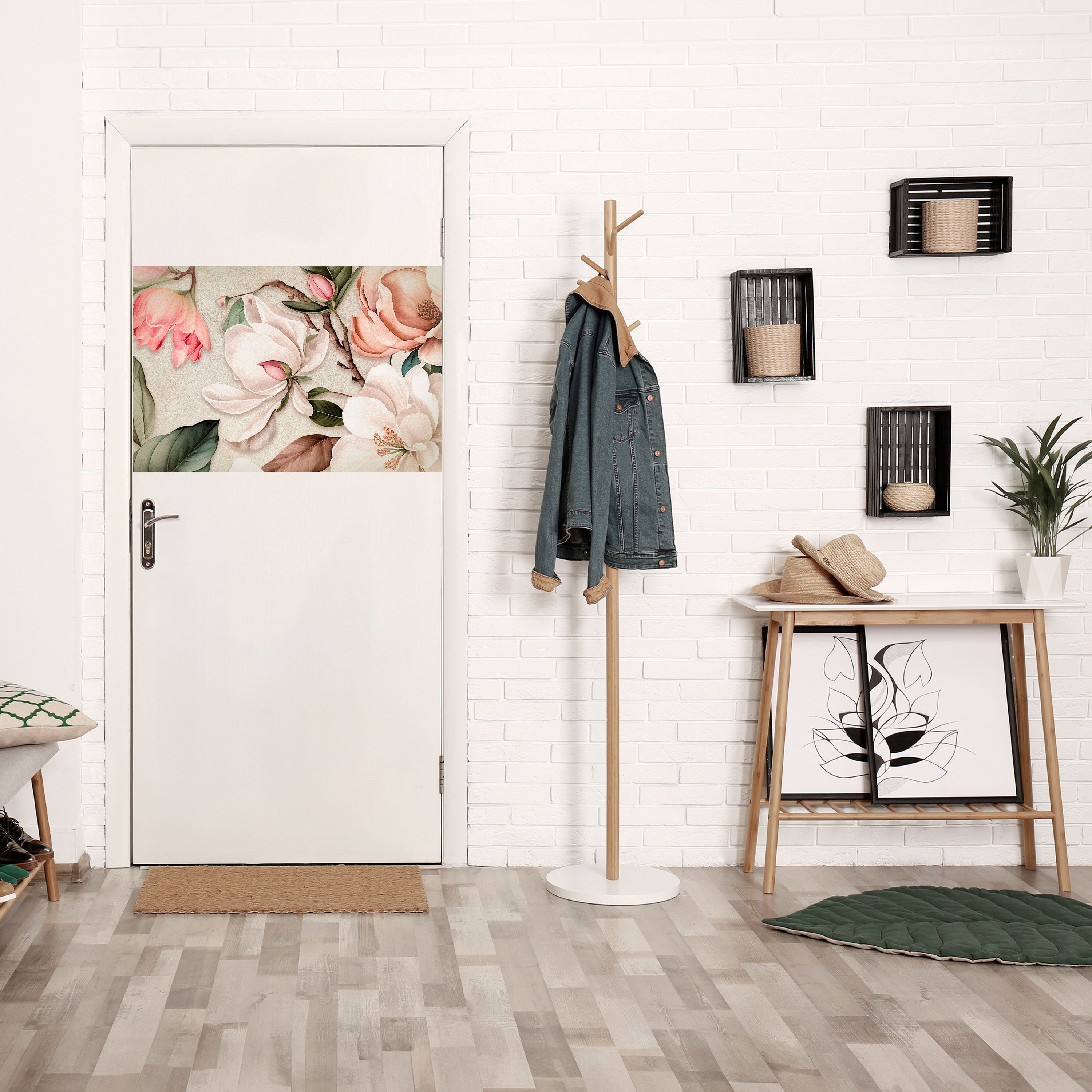 FLORAL GRACE Horizontales Poster zum Abziehen und Aufkleben