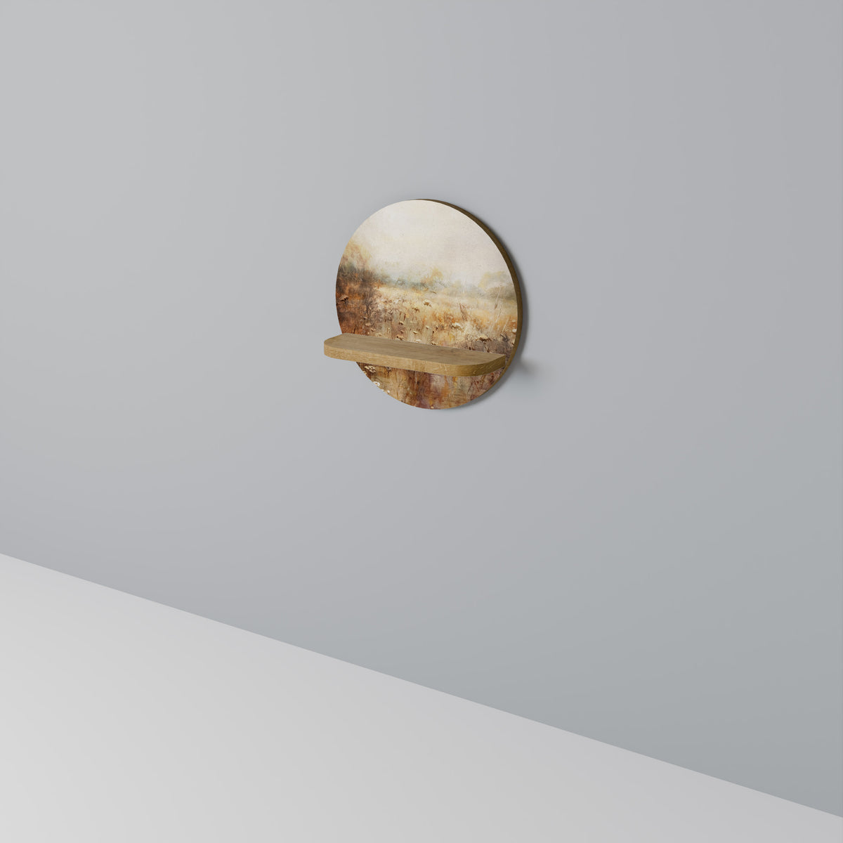 TRANQUIL FIELD Dekoratives Wandregal