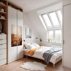 TRANQUIL FIELD Selbstklebendes Poster - Hochformat