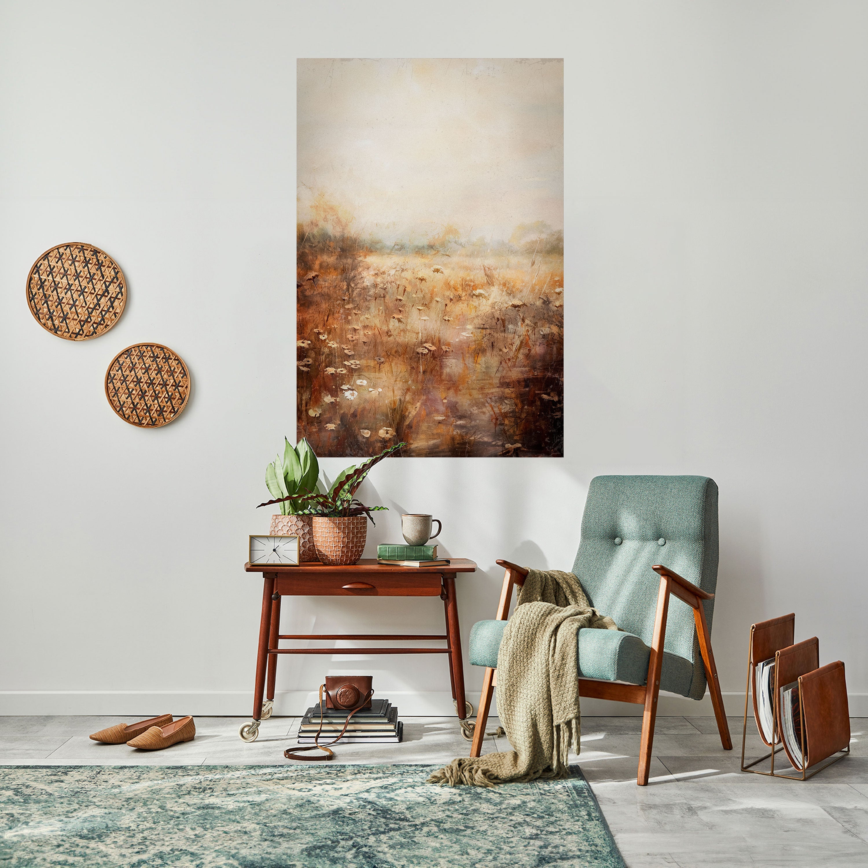 TRANQUIL FIELD Vertikales Poster zum Abziehen und Aufkleben