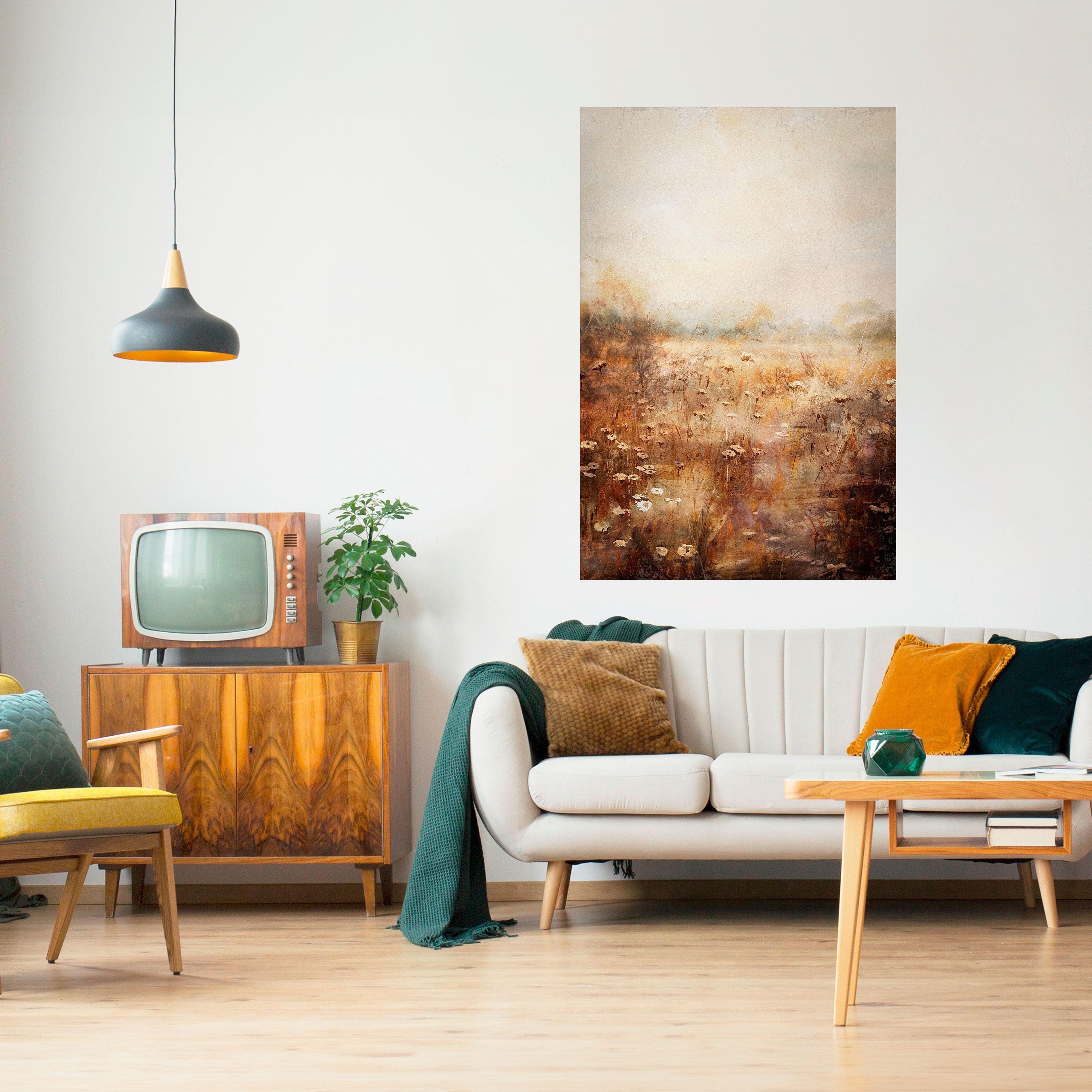 TRANQUIL FIELD Vertikales Poster zum Abziehen und Aufkleben