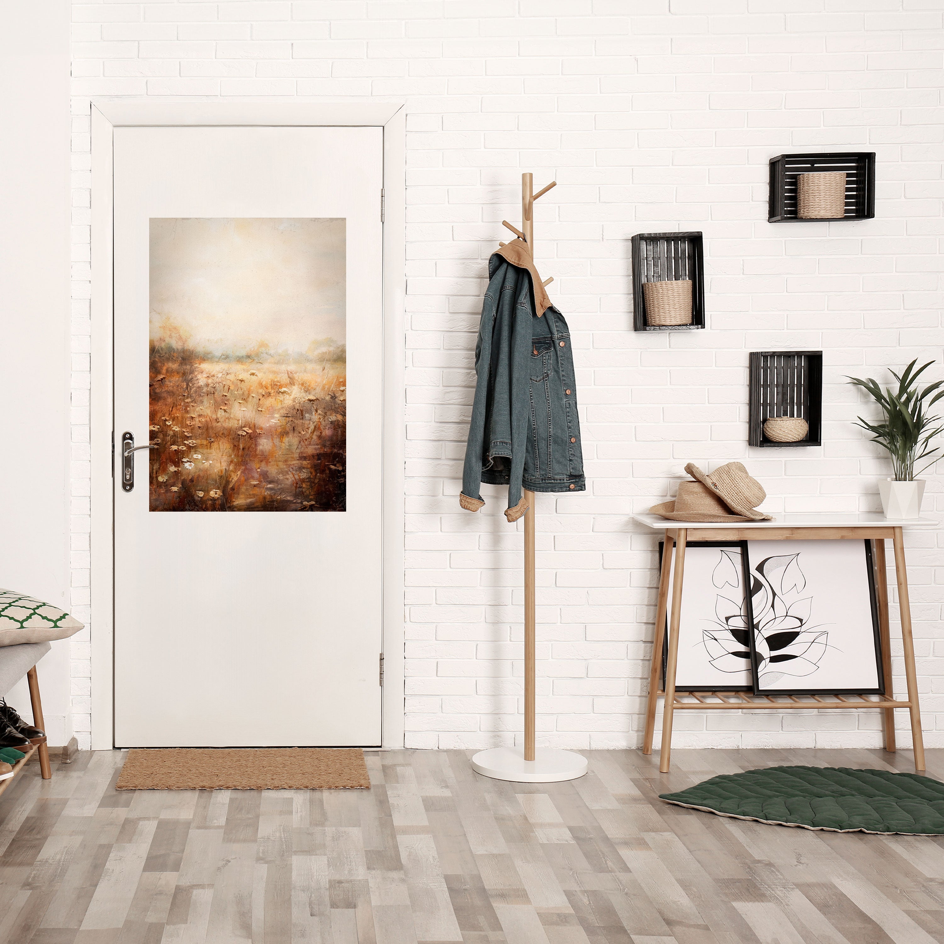 TRANQUIL FIELD Vertikales Poster zum Abziehen und Aufkleben