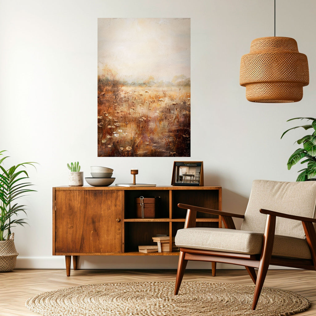 TRANQUIL FIELD Vertikales Poster zum Abziehen und Aufkleben