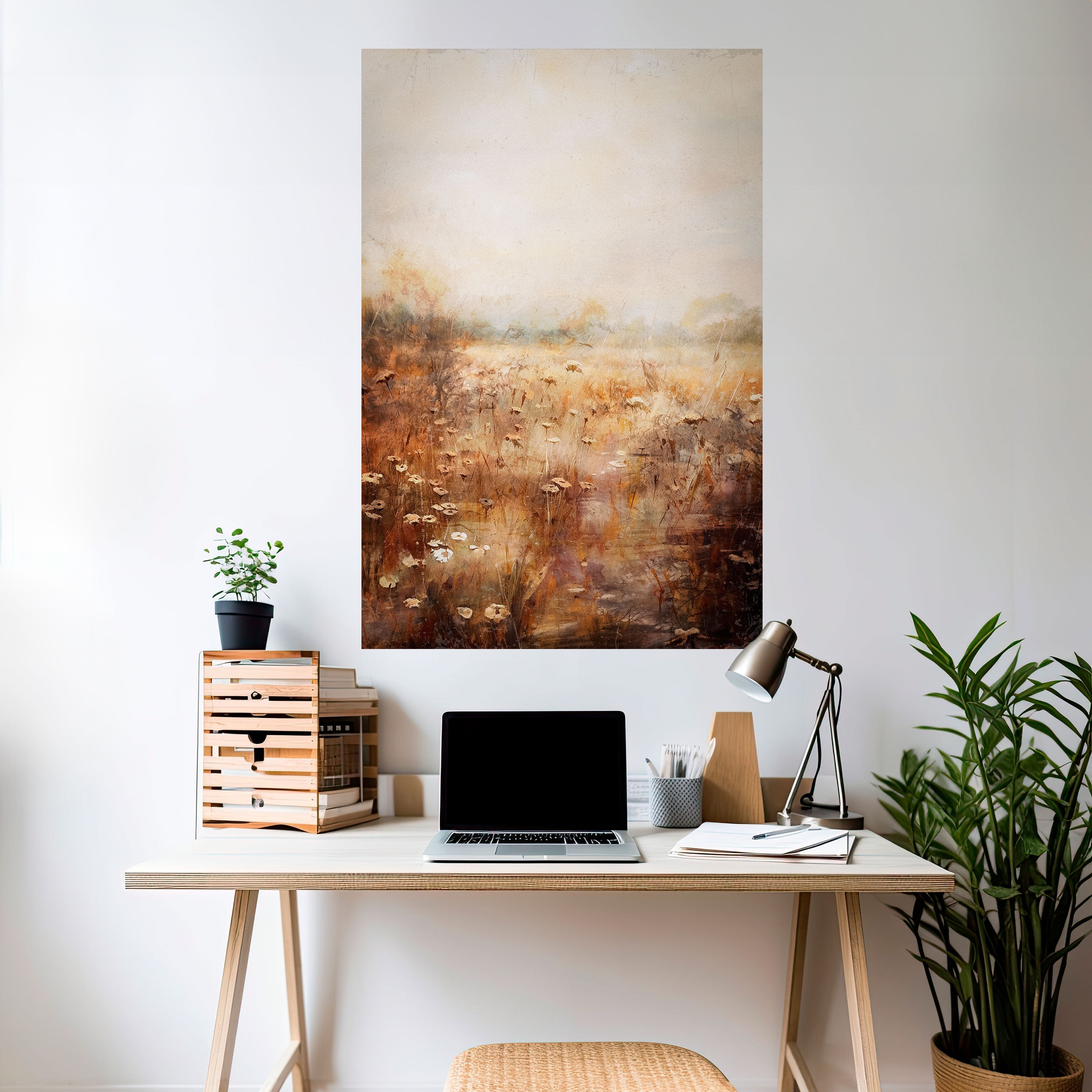TRANQUIL FIELD Vertikales Poster zum Abziehen und Aufkleben