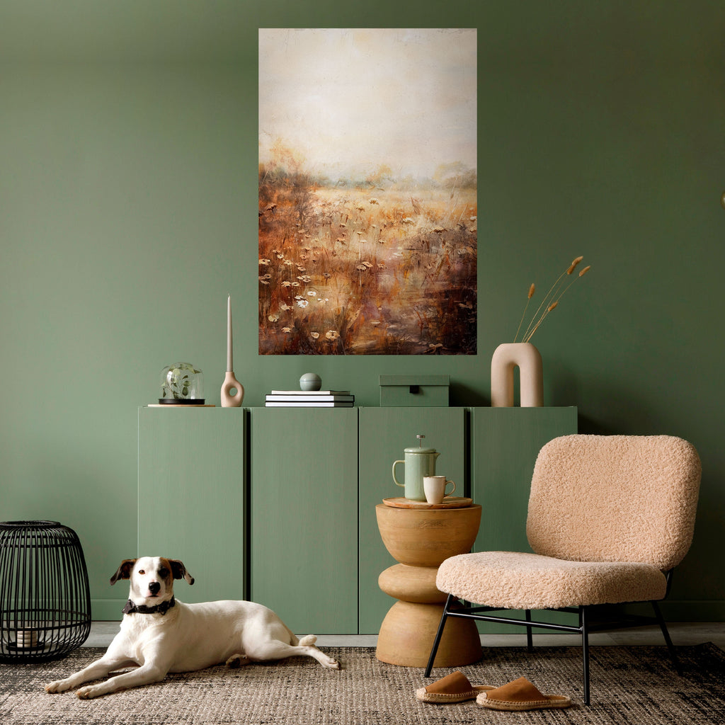 TRANQUIL FIELD Vertikales Poster zum Abziehen und Aufkleben