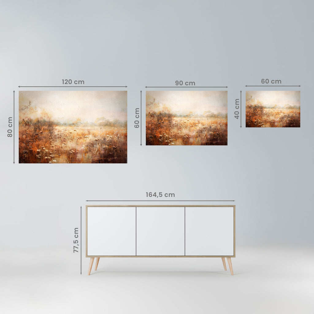 TRANQUIL FIELD Horizontales Poster zum Abziehen und Aufkleben