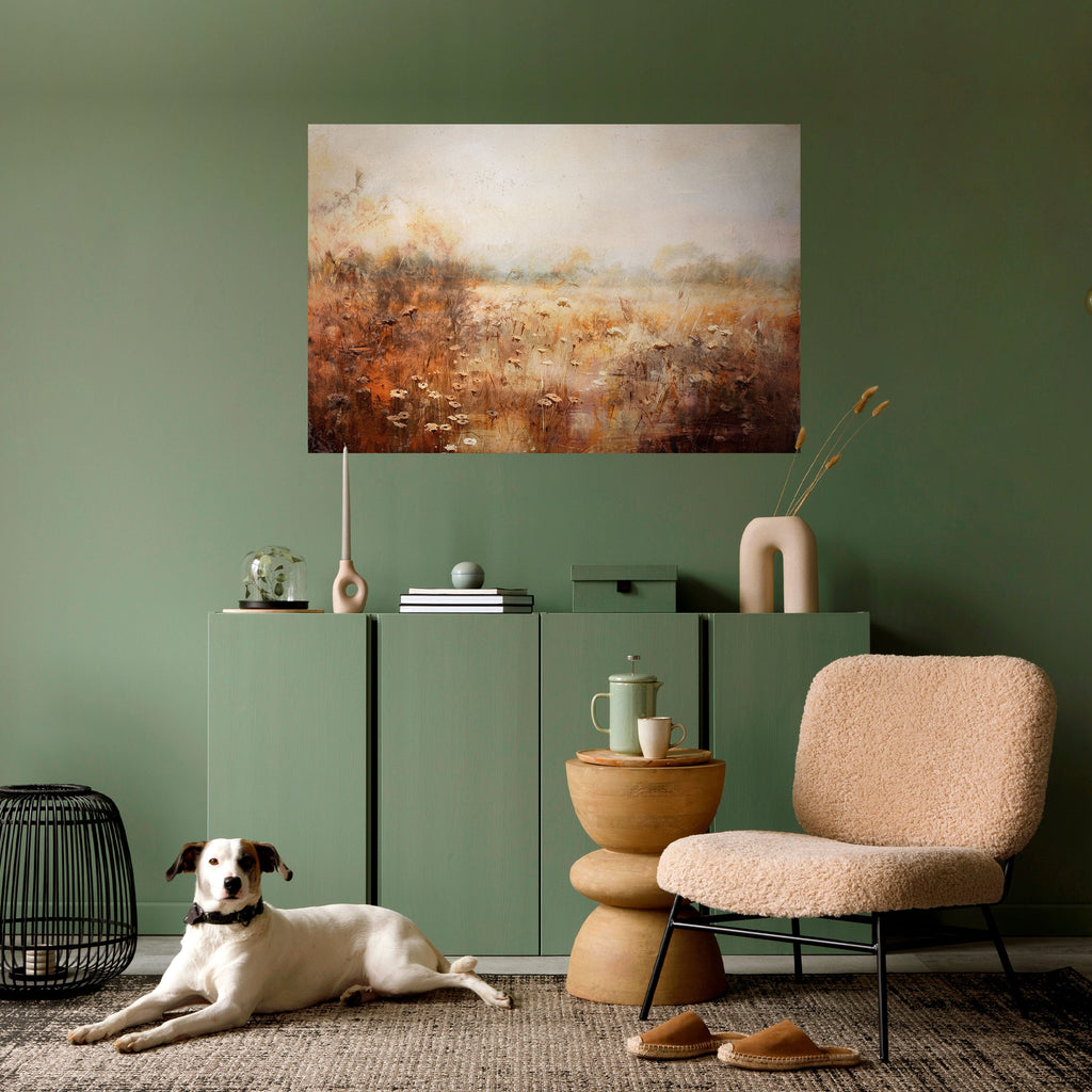 TRANQUIL FIELD Horizontales Poster zum Abziehen und Aufkleben