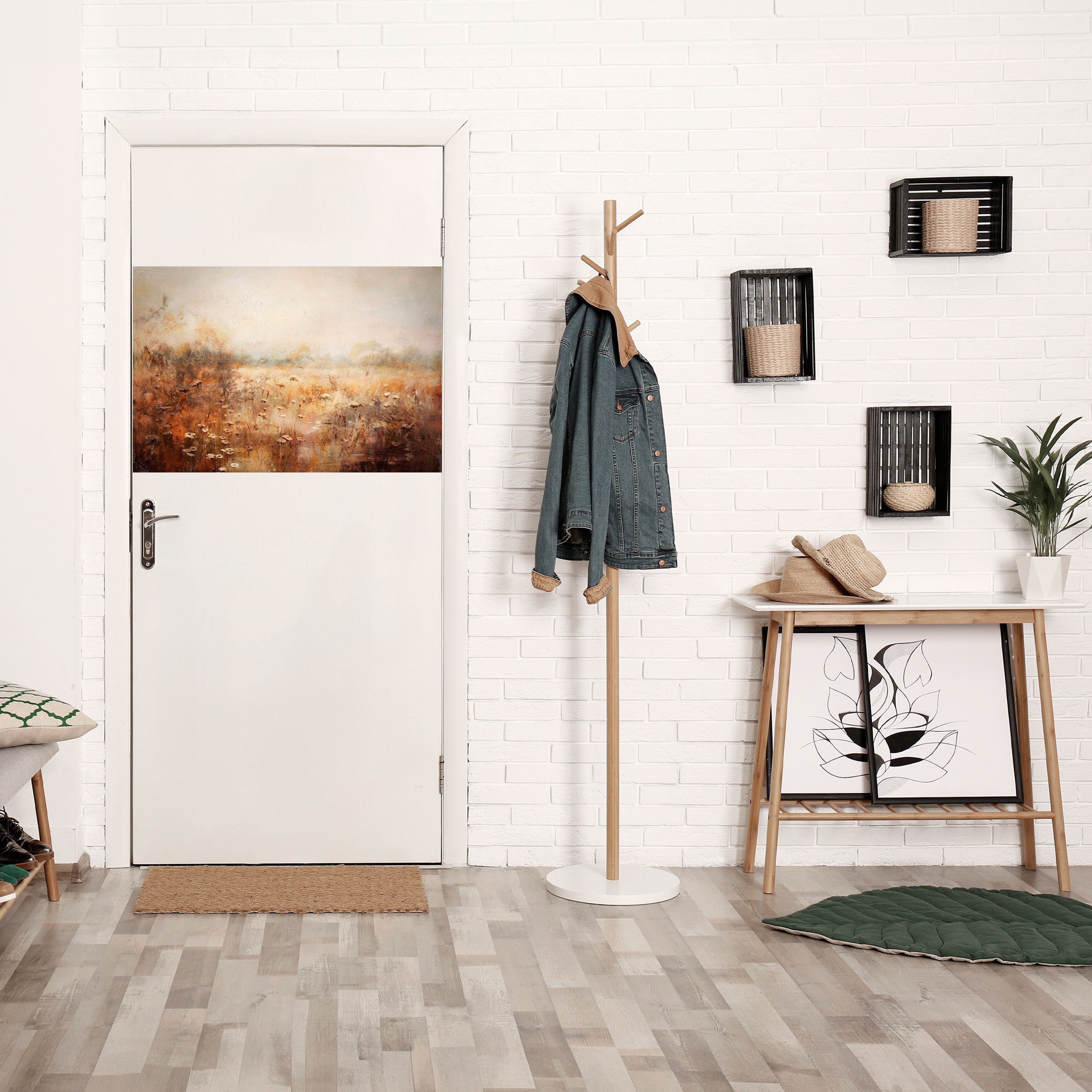TRANQUIL FIELD Horizontales Poster zum Abziehen und Aufkleben