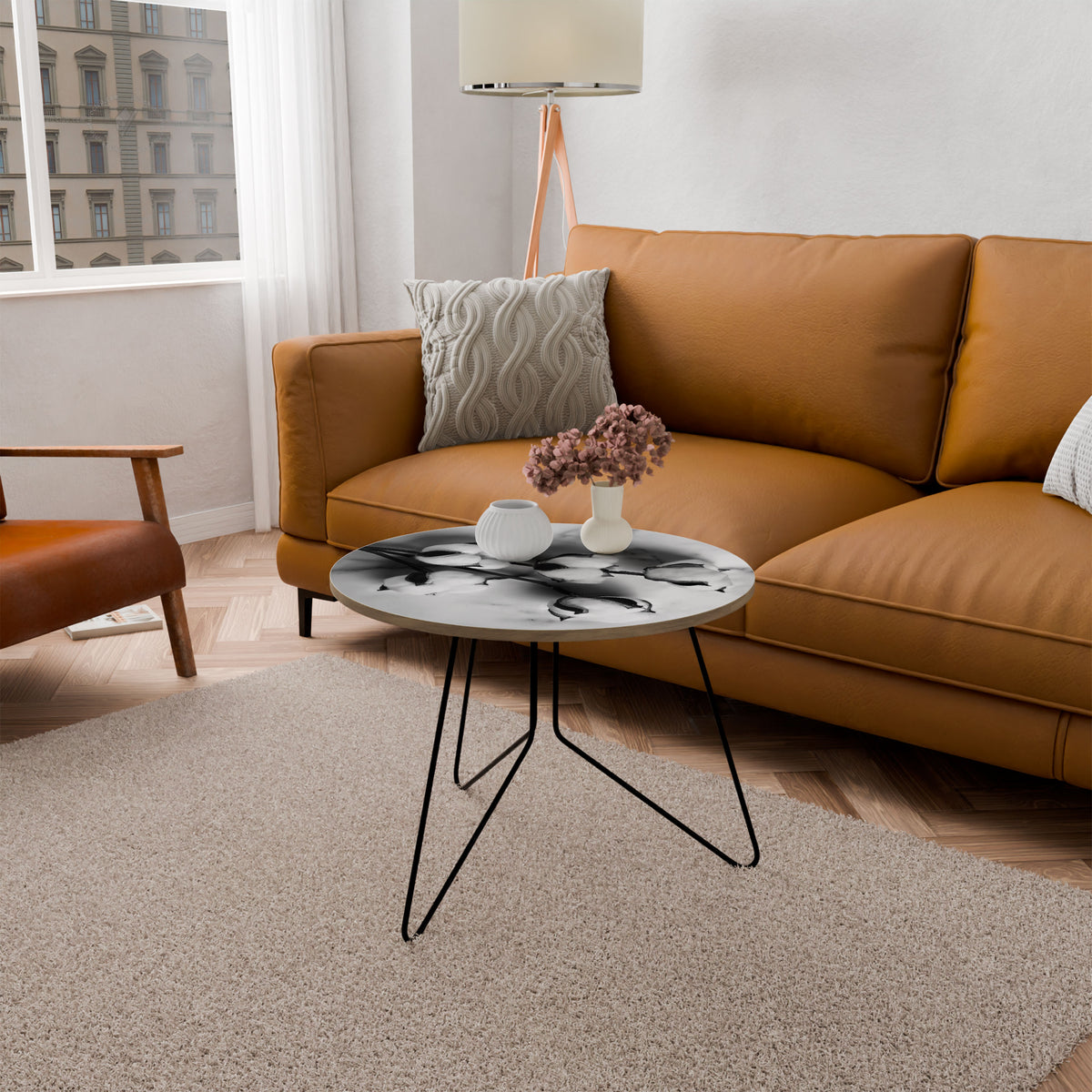 MONOCHROME COTTON DREAMS Couchtisch