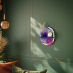 MAGIC NATURE Ovales Kunstregal in Schwarz