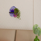 MAGIC NATURE Ovales Kunstregal in Schwarz