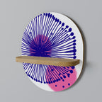 MAGIC NATURE Ovales Kunstregal in Eiche-Optik