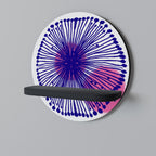 MAGIC NATURE Rundes Kunstregal in Schwarz