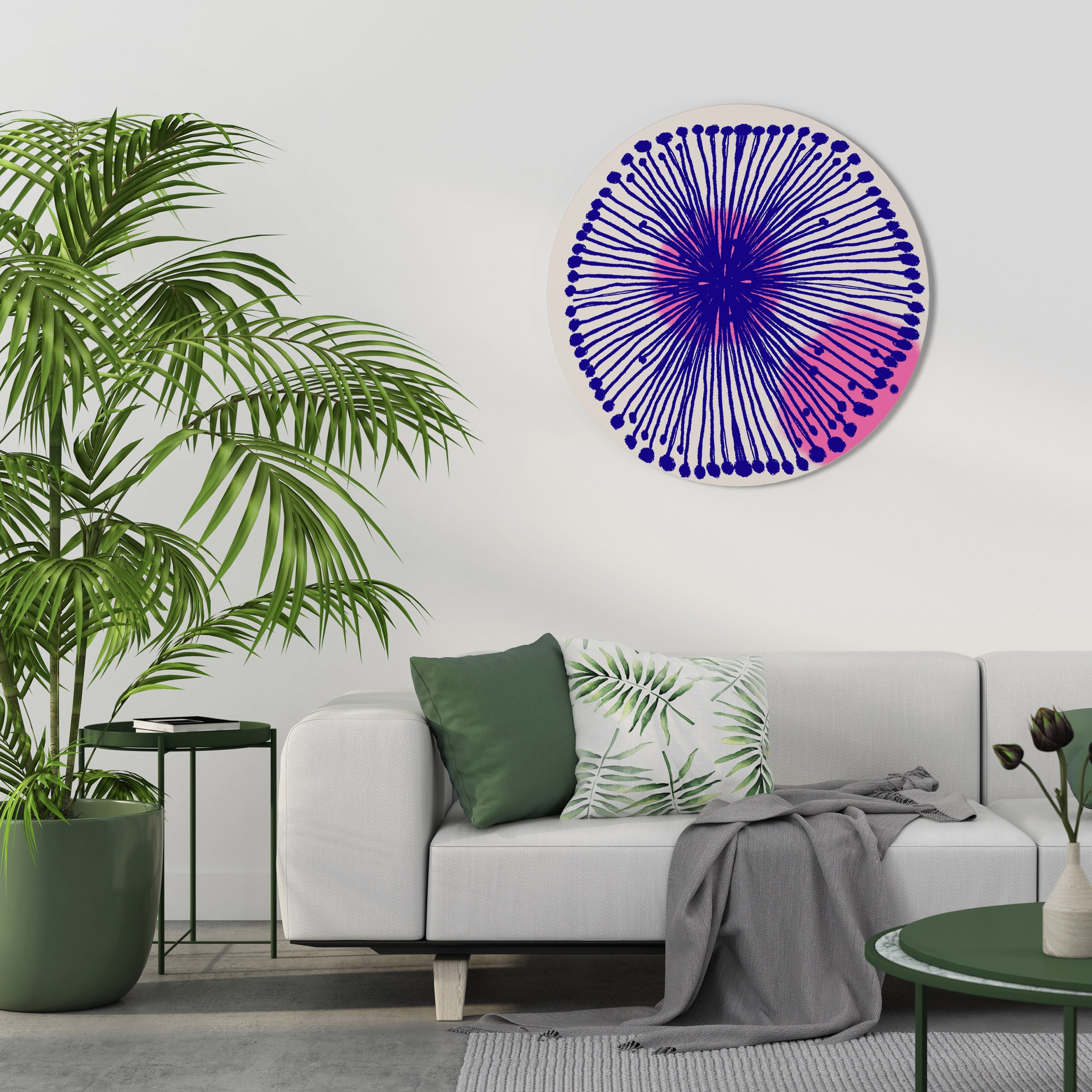 MAGIC NATURE Runde Wandkunst