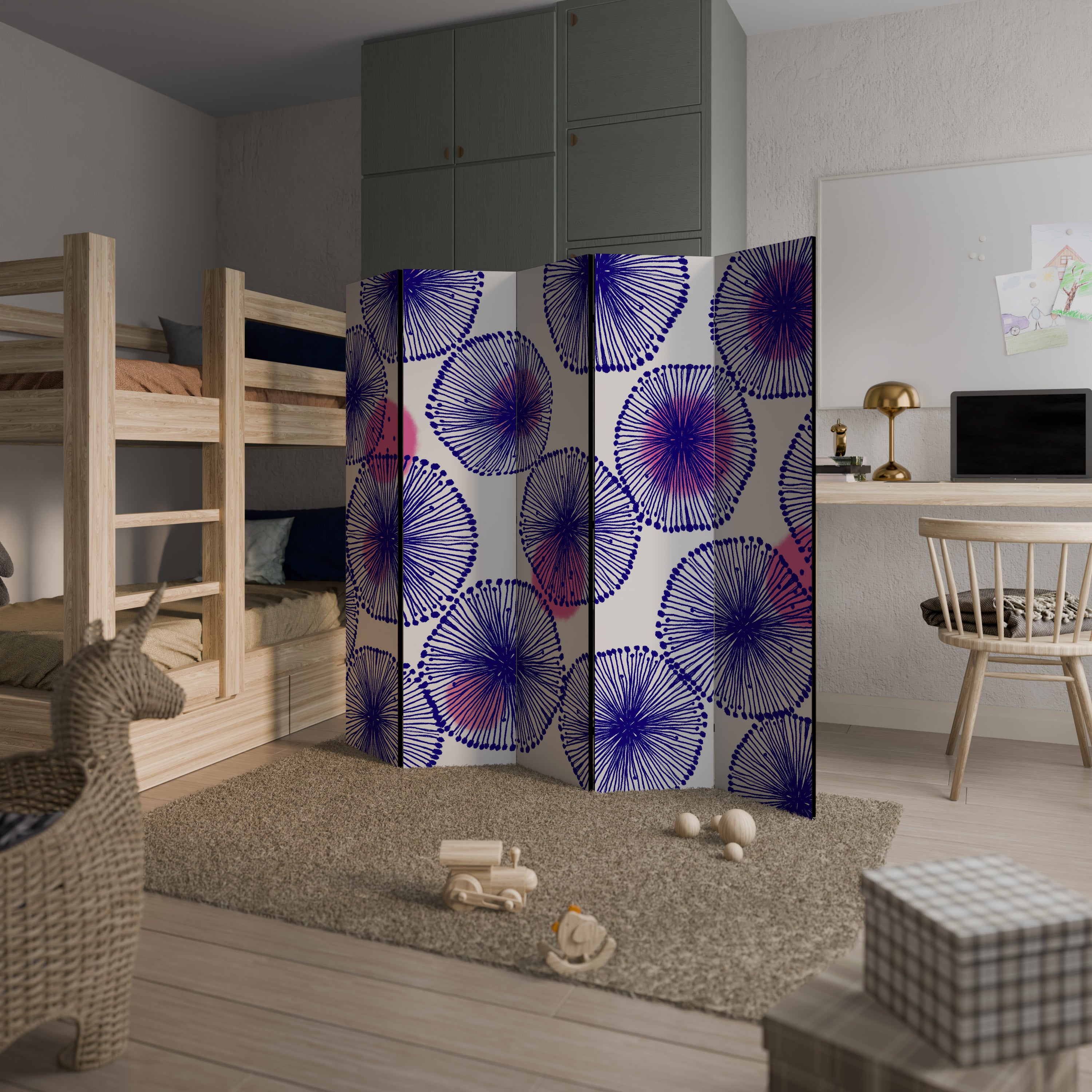 MAGIC NATURE 5-teiliger Paravent