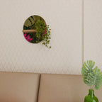 TROPICAL BEAUTY Ovales Kunstregal in Eiche-Optik