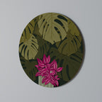 TROPICAL BEAUTY Runde Wanddekoration Ø 69 cm