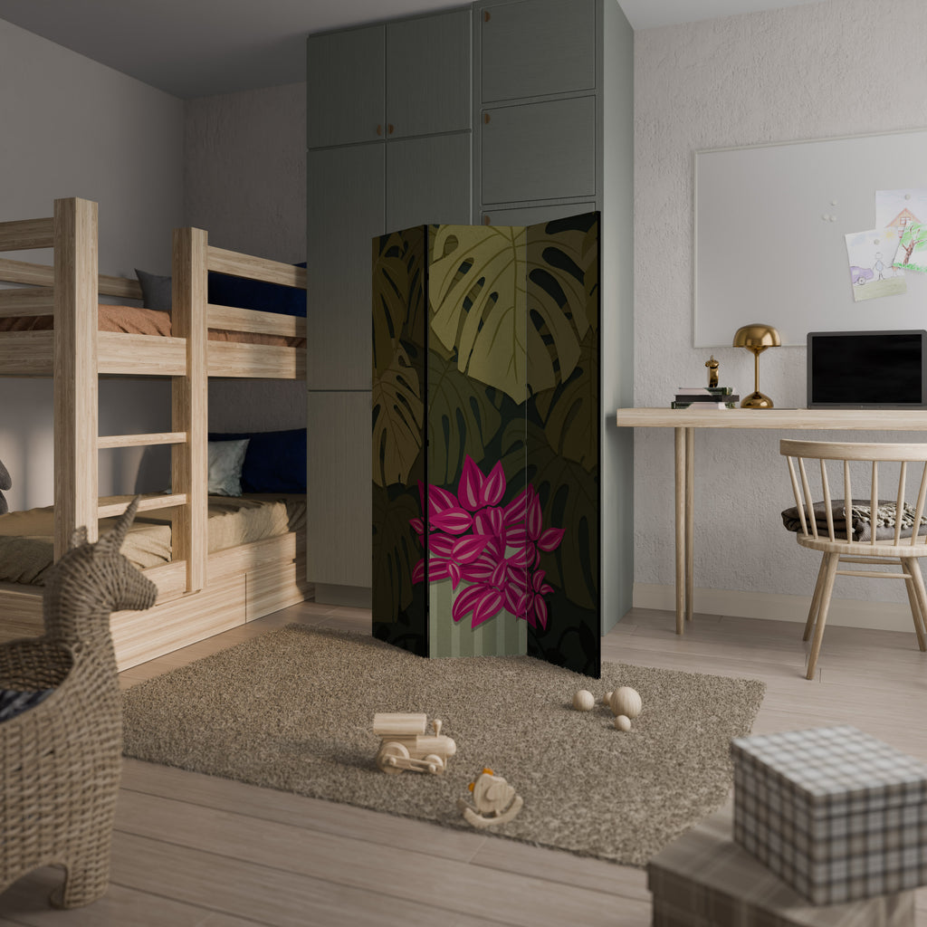 TROPICAL BEAUTY 3-Panel Room Divider