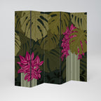 TROPICAL BEAUTY 5-Panel Room Divider