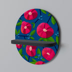 SPRING THOUGHTS Ovales Kunstregal in Schwarz