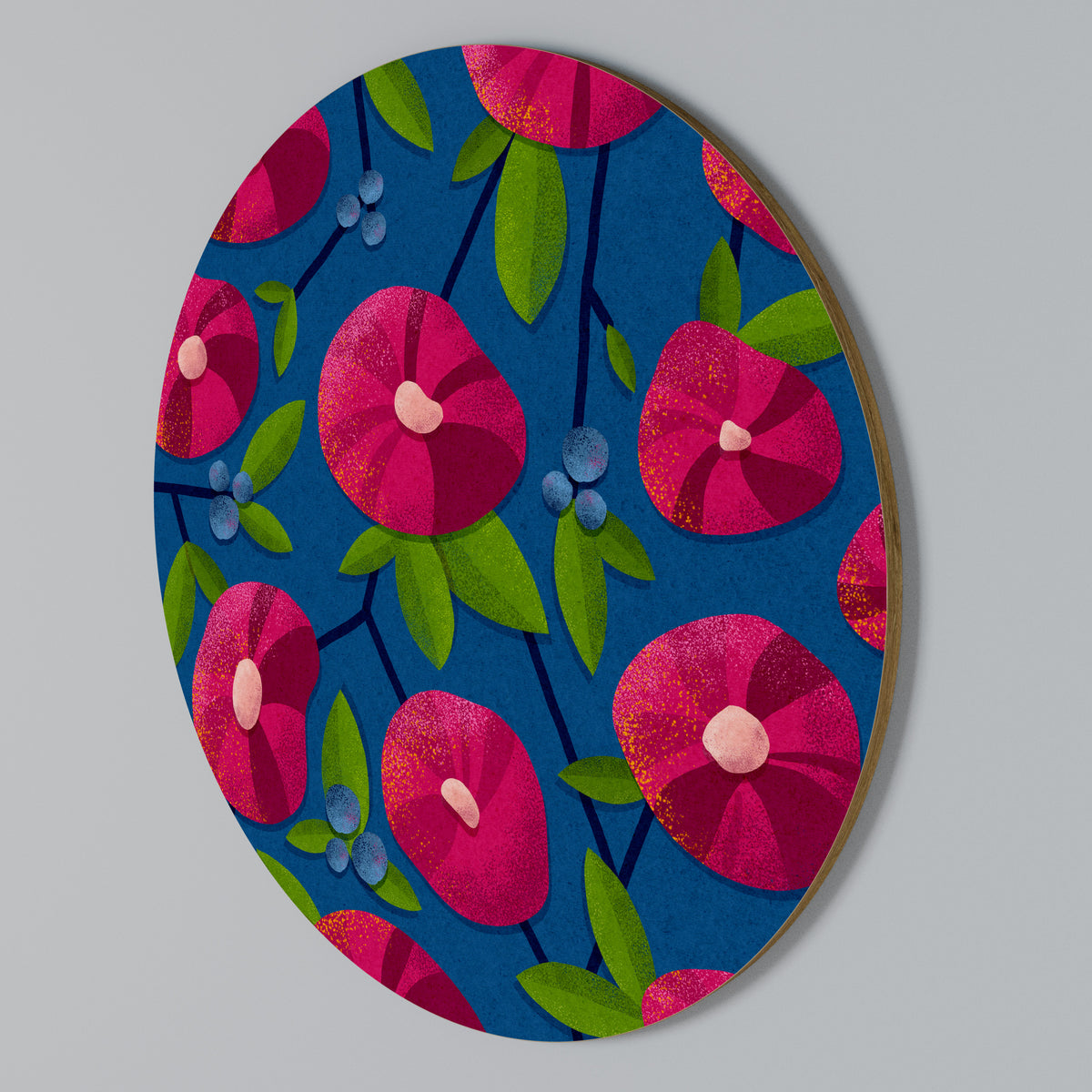 SPRING THOUGHTS Round Wall Art
