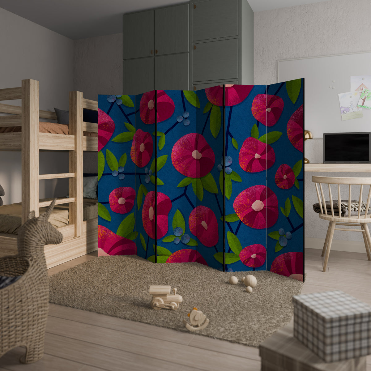 SPRING THOUGHTS 6-Panel Room Divider
