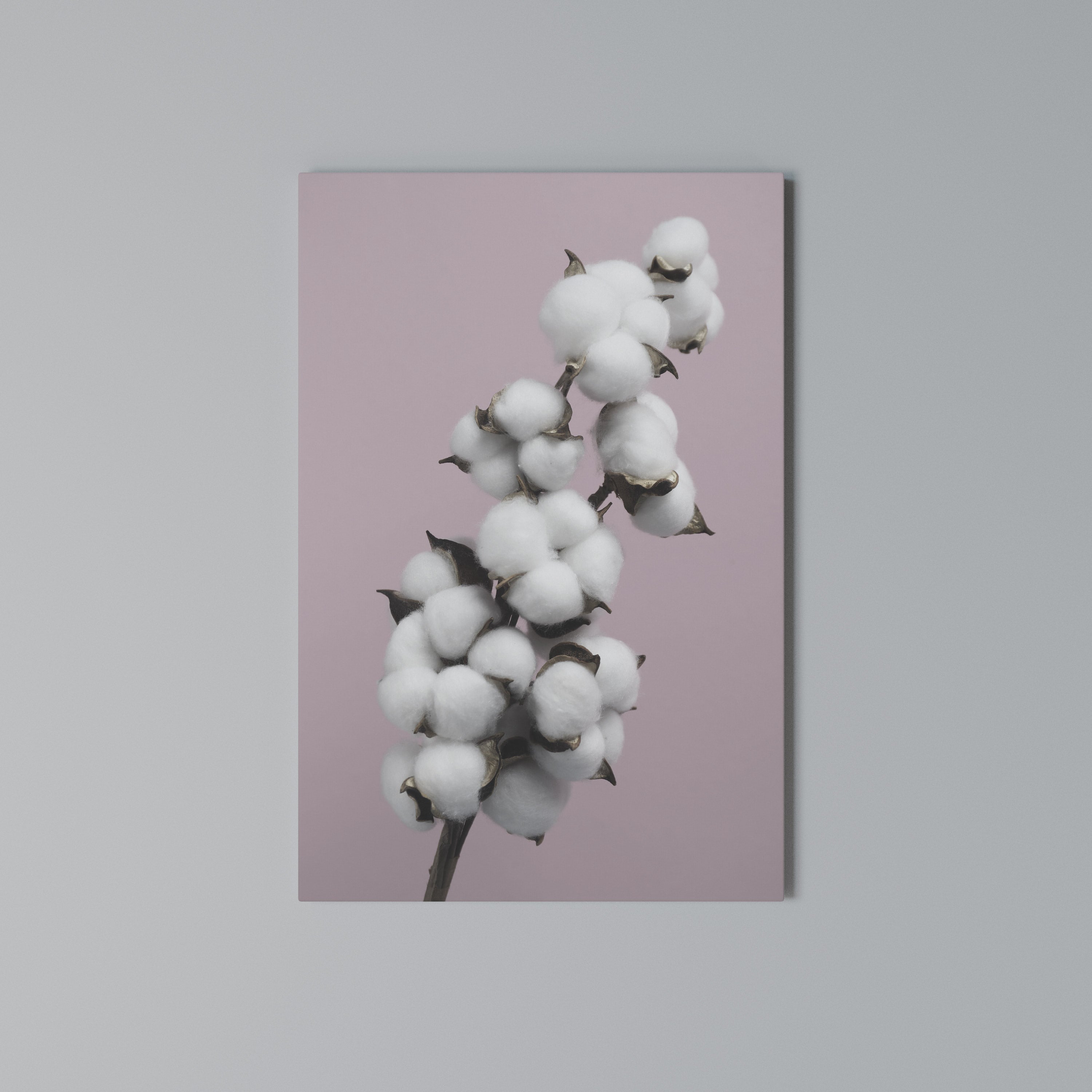 COTTON CLOUDS WHISPER Vertical Canvas Print