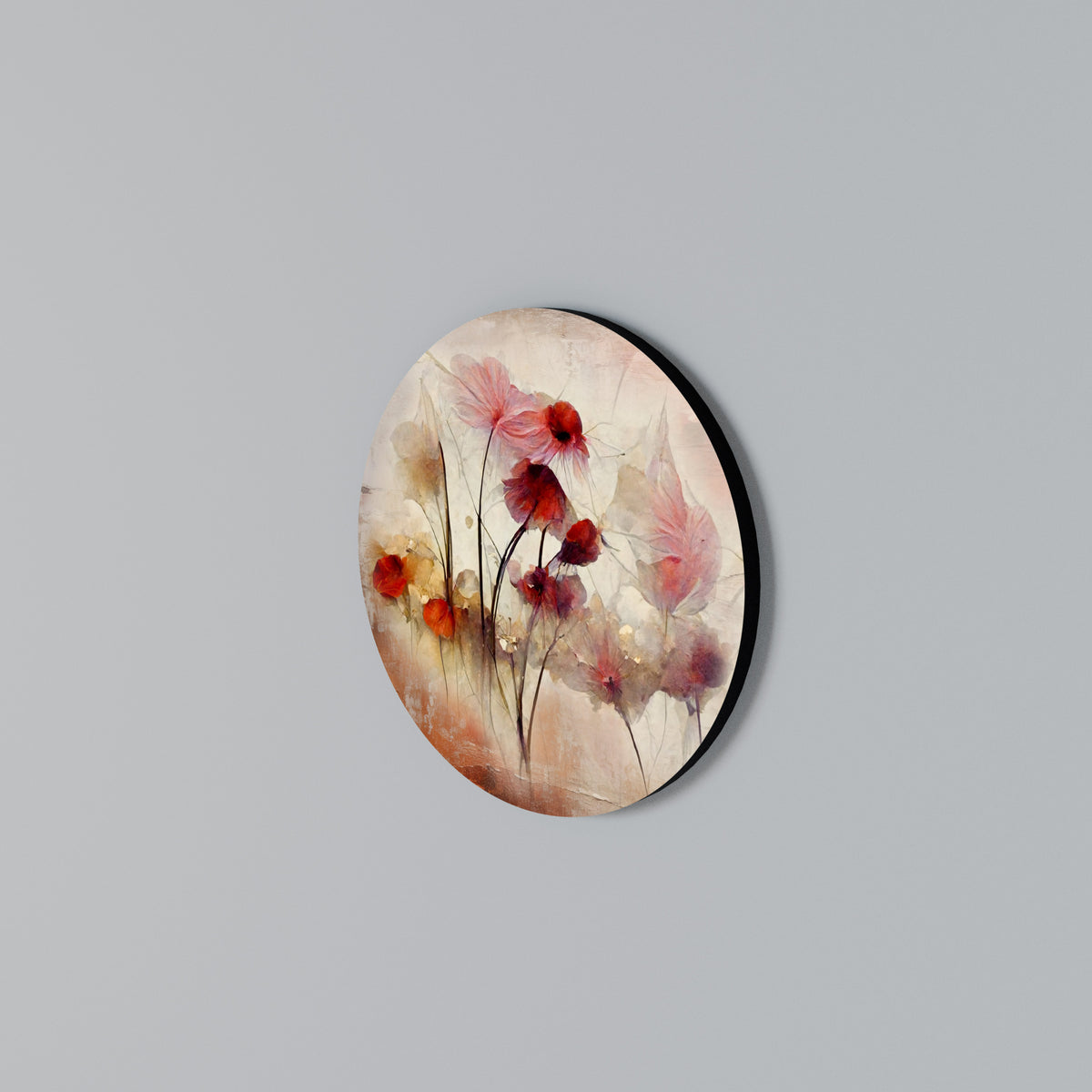 WILD DELICACY Rundes Wandbild