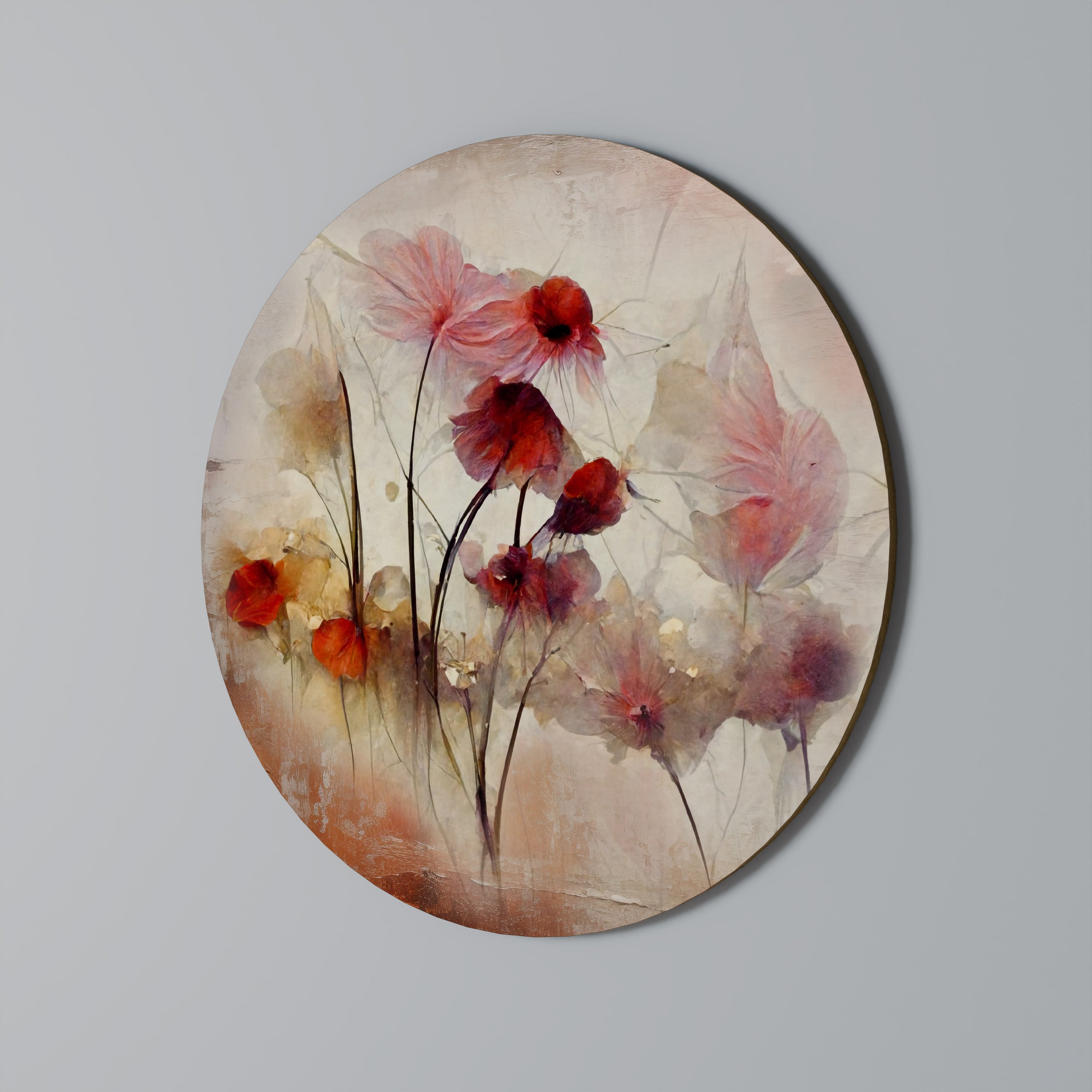 WILD DELICACY Runde Wandkunst