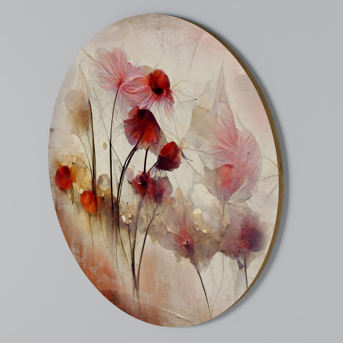 WILD DELICACY Rundes Wandbild