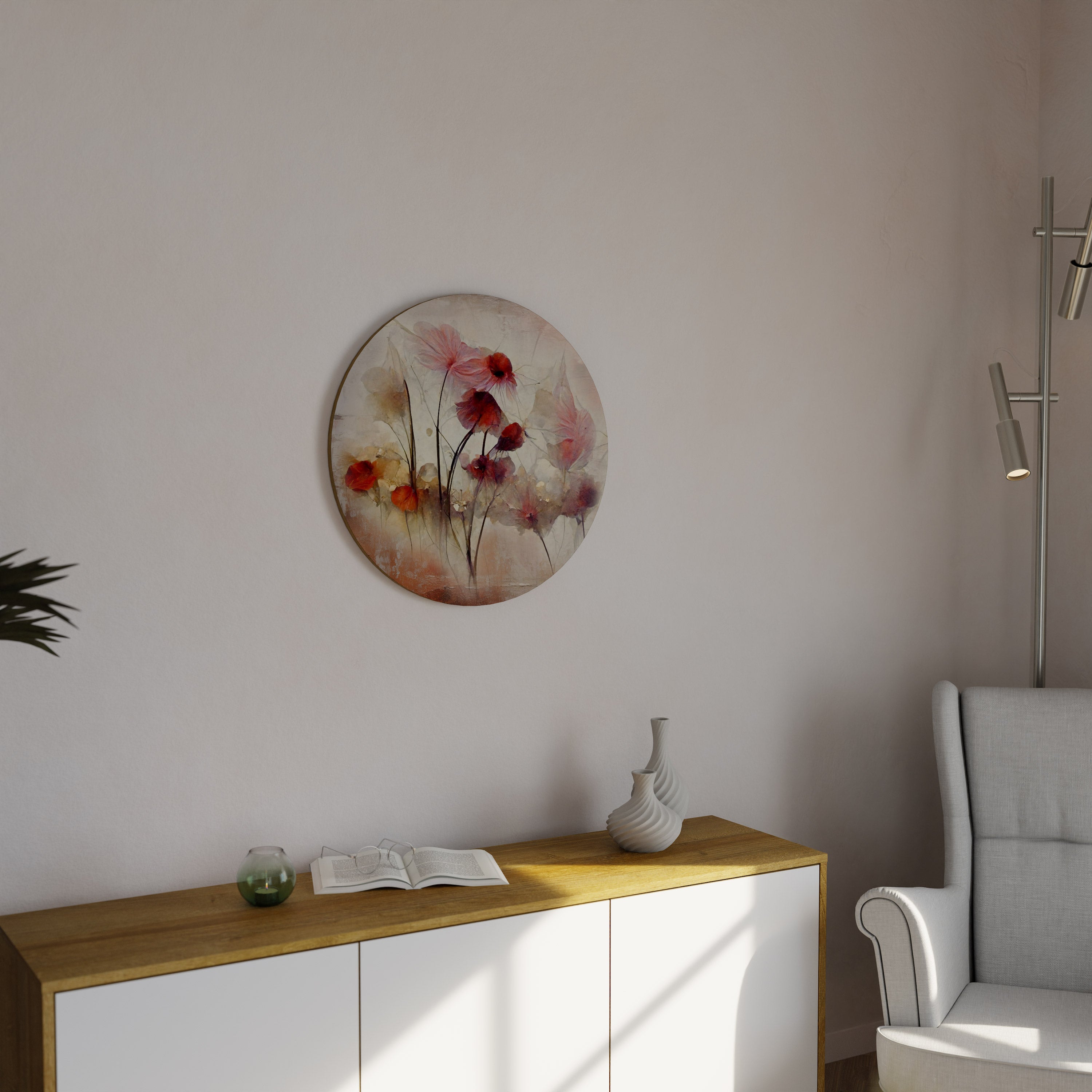 WILD DELICACY Runde Wandkunst