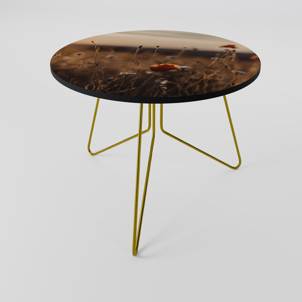 GLOWING MEADOWS AT DUSK Couchtisch