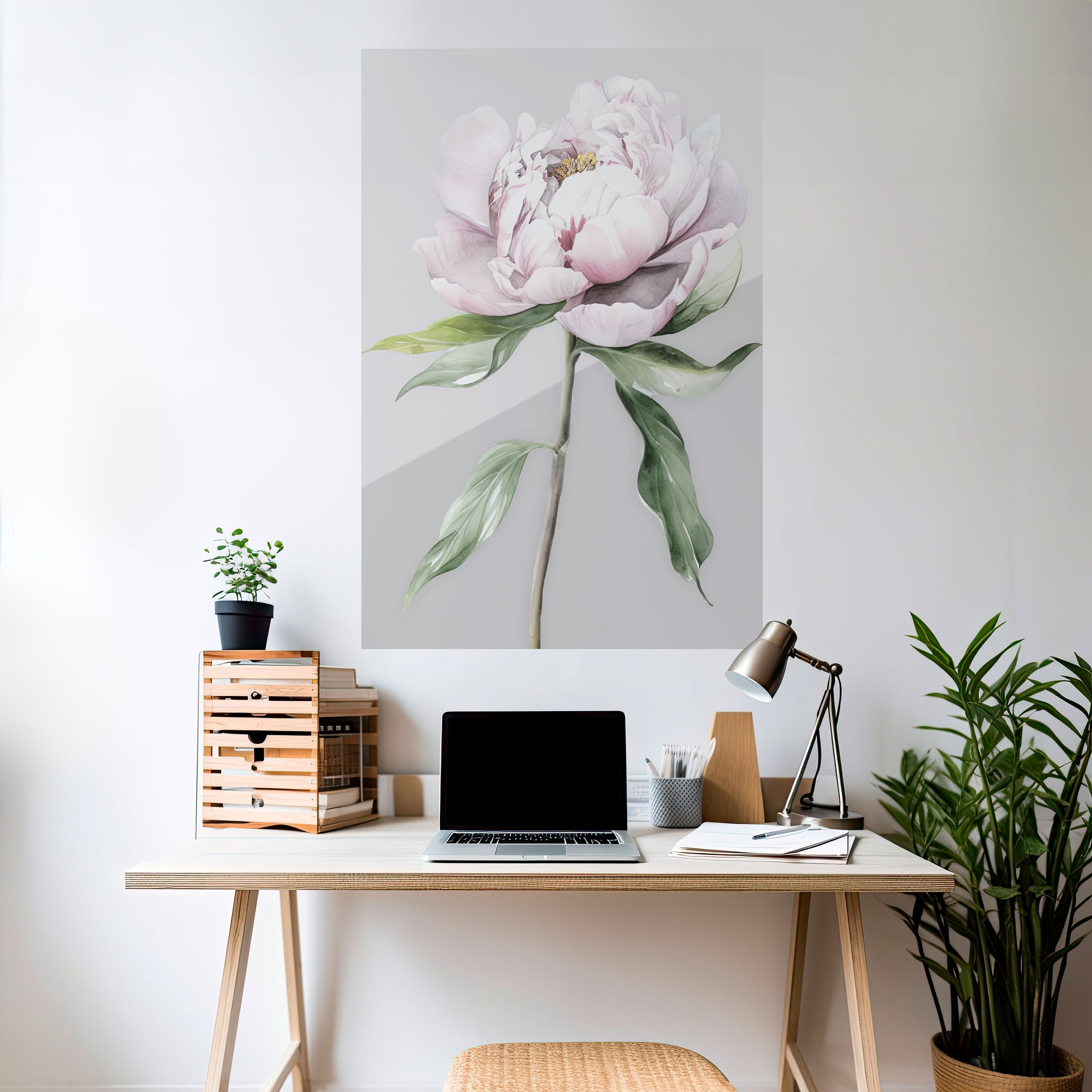 EVOCATIVE FLORAL FANTASY Vertikales Poster zum Abziehen und Aufkleben