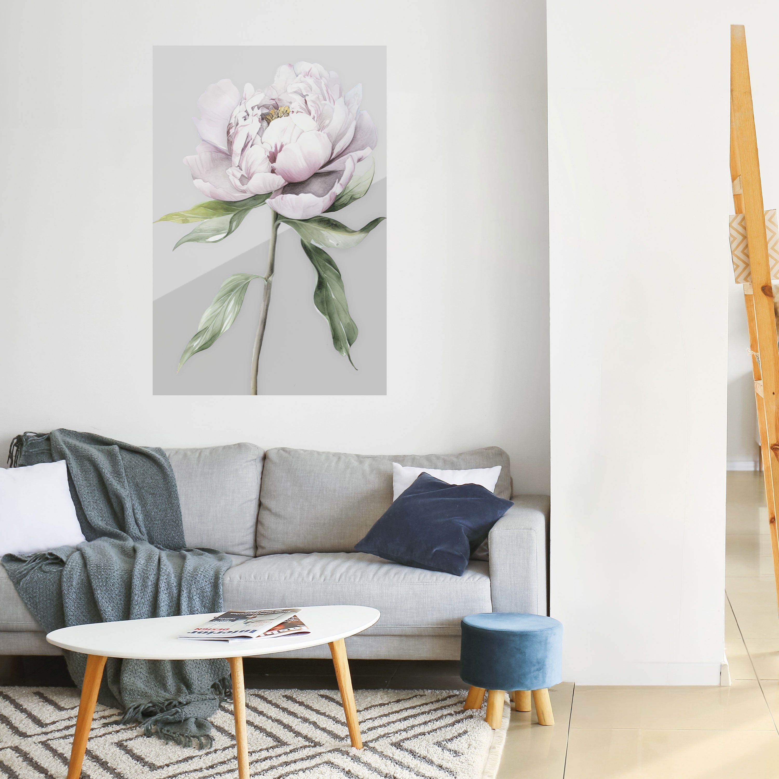 EVOCATIVE FLORAL FANTASY Vertikales Poster zum Abziehen und Aufkleben