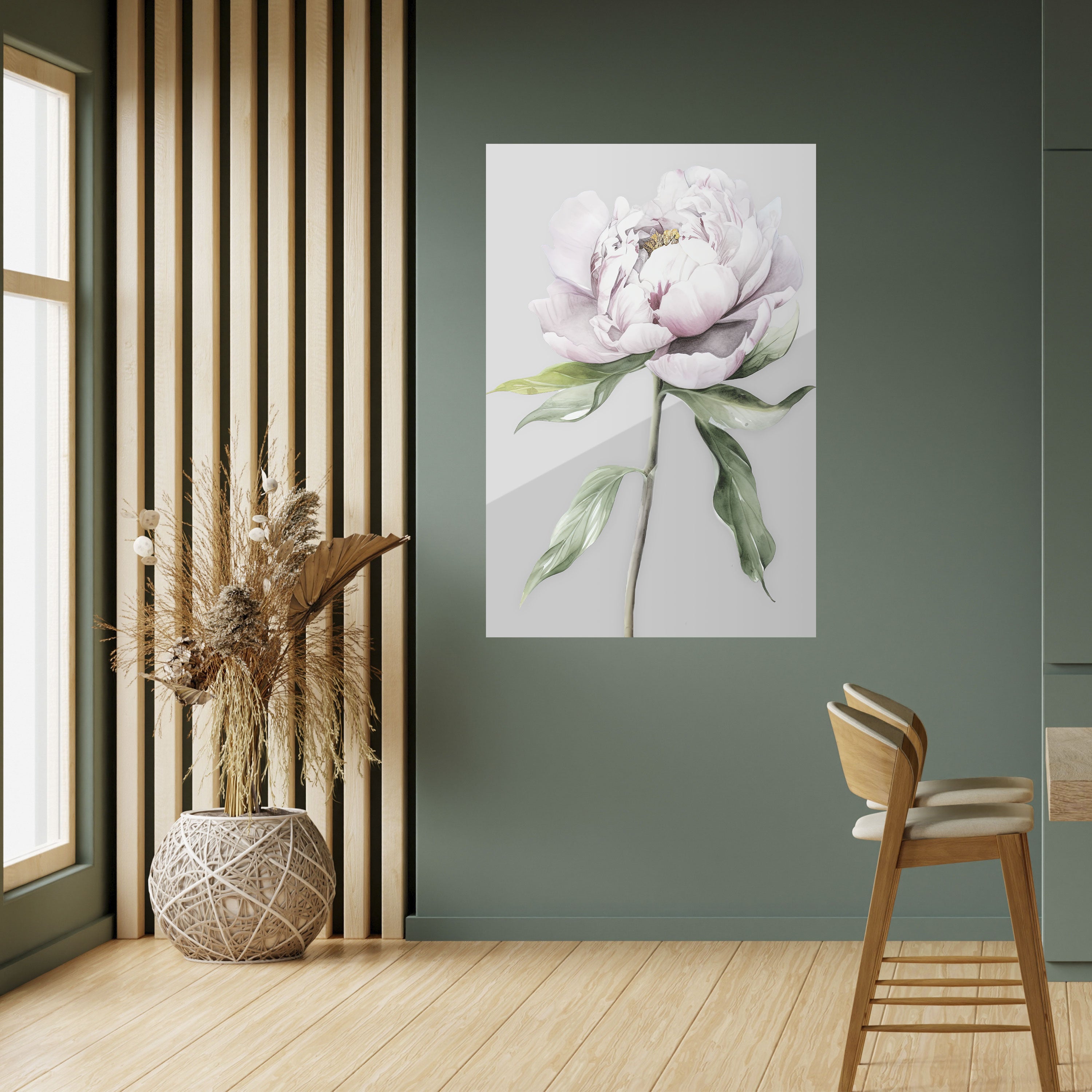 EVOCATIVE FLORAL FANTASY Vertikales Poster zum Abziehen und Aufkleben